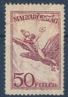 * 1927 Repülő 50f Papírránccal - Andere & Zonder Classificatie