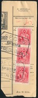 1939 GECSE Postaügynökségi Bélyegzés Csomagszállító Szelvényen - Andere & Zonder Classificatie