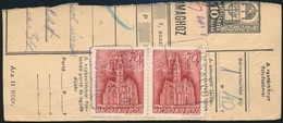 1942 DUKA VÁC VM Postaügynökségi Bélyegzés Csomagszállító Szelvényen - Altri & Non Classificati