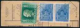 1943 HERNÁDKERCS  Postaügynökségi Bélyegzés Csomagszállító Szelvényen - Autres & Non Classés