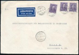 1935 Légi Levél 48f Bérmentesítéssel Bécsbe - Otros & Sin Clasificación