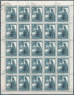 O 1953 Bélyegnap Teljes ívsor (22.500) / Mi 1338-1339 Complete Sheets - Autres & Non Classés