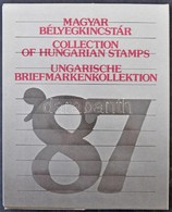 ** 1987 Bélyegkincstár, Benne Feketenyomat Blokk Zöld Sorszámmal, Egy Sor Hiányzik - Altri & Non Classificati