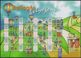 ** 2007 Ballagás Bélyegem (IV.) - Hőlégballon Promóciós Teljes ív (7.000) - Otros & Sin Clasificación