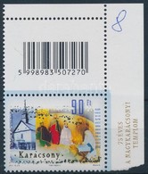 ** 2011 Karácsony 90Ft ívsarki Vonalkódos Bélyeg - Altri & Non Classificati