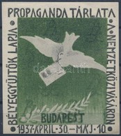 ** 1937/3a Bélyeggyűjtők Lapja Propaganda Tárlata Emlékblokk (6.500) - Altri & Non Classificati