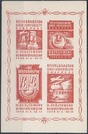 ** 1949/1a Bélyegbarátok II. Gyűjteménybemutatója Emlékkisív (3.000) - Otros & Sin Clasificación