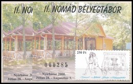 ** 2000/15 II. Nomád Bélyegtábor Emlékív Pár (4.400) - Altri & Non Classificati