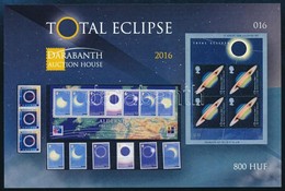 ** 2016 Total Eclipse (Napfogyatkozás) Angol Nyelvű Emlékív (016) - Altri & Non Classificati