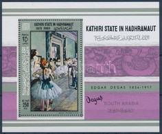 ** 1967 Degas Festmények Blokk Mi 19 A - Other & Unclassified