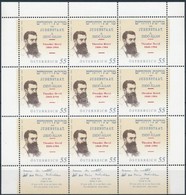 ** 2004 Theodor Herzl Halálának 100. évfordulója Kisív Mi 2489 - Altri & Non Classificati