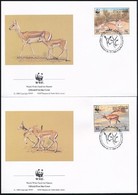 1993 WWF: Golyvás Gazella Sor Mi 511-514 4 Db FDC-n - Altri & Non Classificati