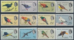 ** Brit Honduras 1962 Madarak Sor Mi 164-175 X (Mi EUR 100,-) - Altri & Non Classificati