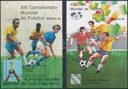 ** 1985 Labdarúgó VB Blokk Mi 68 + 1986 Blokk 69 - Autres & Non Classés