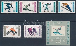 ** 1964 Innsbruck-i Olimpia Sor + Blokk Mi 1426-1431 + 12 - Otros & Sin Clasificación