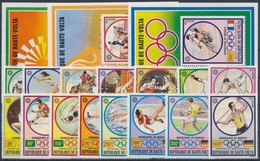 ** 1972 Nyári Olimpia Sor Mi 387-401 + Blokksor Mi 6-8 - Altri & Non Classificati