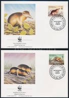 ** 1994 WWF Négyestömb + 4 FDC Mi 1698-1701 - Other & Unclassified