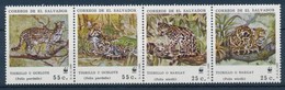 ** 1988 WWF: Kismacskák Négyescsík Mi 1734-1737 - Altri & Non Classificati