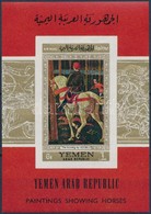 ** 1968 Lovasfestmények (I.) Blokk Mi 73 - Andere & Zonder Classificatie