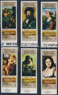 ** 1969 Kultur-Olimpiade Mexikó Vágott Sor Mi 862-867 - Altri & Non Classificati