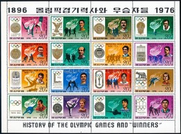 ** 1978 Olimpiai Játékok Fogazott és Vágott Teljes ív Mi 1760-1775 - Andere & Zonder Classificatie