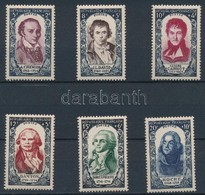 ** 1950 Vöröskereszt: 18. Századi Híres Emberek Sor Mi 885-890 - Altri & Non Classificati