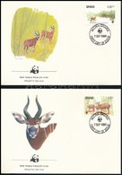 1984 WWF Sor Mi 1060-1063 4 Db FDC-n - Altri & Non Classificati