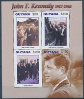 ** 2007 John F. Kennedy 90. Születésnapja Kisív Mi 7936-7939 - Altri & Non Classificati