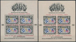 ** 1940 Pánamerikai Unió Fogazott + Vágott Blokk Mi 1 A-B - Altri & Non Classificati