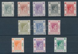 * 1938/1952 Forgalmi Bélyegek / Definitive Stamps Mi 140 III, 143 III-144 III, 146 III-147 III, 149 III, 151 III, 154 II - Otros & Sin Clasificación