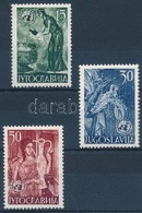 ** 1953 ENSZ: 12-14. Századi Freskók Sor Mi 714-716 - Otros & Sin Clasificación