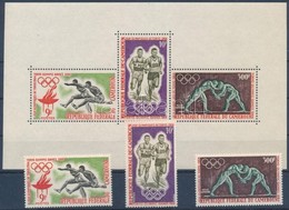 ** 1964 Tokiói Olimpia Sor + Blokk Mi 410-412 + 2 - Autres & Non Classés