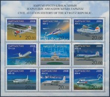 ** 2008 A Repülés Története Kisív Mi 531-538 - Altri & Non Classificati