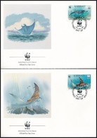 1991 WWF: Tengeri állatok Sor 4 Db FDC-n Mi 566-569 - Autres & Non Classés