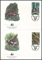 1984 WWF: Okapi Sor 4 Db FDC-n Mi 875-878 - Altri & Non Classificati