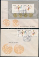 1984 Olimpia Sor Mi 2913-2918 + Blokk Mi 94 4 Db FDC-n - Altri & Non Classificati