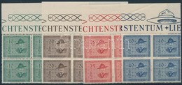 ** 1953 Nemzetközi Cserkész Találkozó Sor ívszéli 4-es Tömbökben Mi 315-318 - Andere & Zonder Classificatie