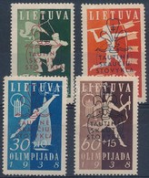 ** 1938 Cserkész Sor Felülnyomással Mi 421-424 (Mi EUR 50,-) (Mi 423 Gumihiba) - Altri & Non Classificati