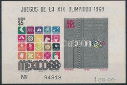 ** 1968 Olimpia Blokk Mi 18 - Autres & Non Classés