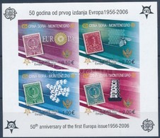 ** 2006 50 éves Az Europa CEPT Bélyeg Blokk Mi 2 B - Otros & Sin Clasificación