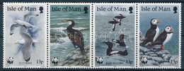 ** 1989 WWF: Tengeri Madarak Négyescsík Mi 408-411 + FDC-n - Altri & Non Classificati