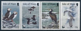 ** 1989 WWF: Tengeri Madarak Sor 4-es Csíkban Mi 408-411 + 4 Db FDC - Autres & Non Classés