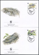 2004 WWF: Veszélyeztetett állatok Sor Mi 1143-1146 4 Db FDC-n - Otros & Sin Clasificación