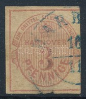 O 1853 Mi 6 (1 Oldal Szürke Vágva / Dünn) (Mi EUR 400,-) - Altri & Non Classificati