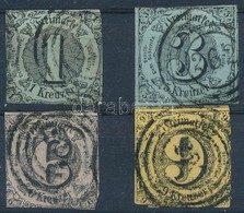 O 1852 Mi 7-10 (Mi EUR 75,-) - Altri & Non Classificati