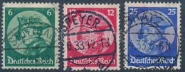 O 1933 Nagy Frigyes Sor Mi 479-481 (Mi EUR 30,-) - Otros & Sin Clasificación