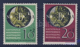 ** 1951 Nemzeti Bélyegkiállítás Sor Mi 141-142 - Otros & Sin Clasificación