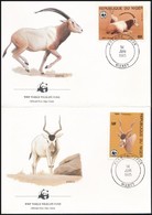 1985 WWF: Antilop Sor Mi 941-944 4 Db FDC-n - Other & Unclassified