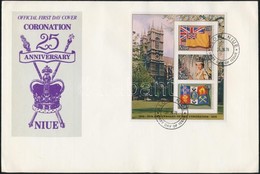 1978 Erzsébet Blokk Mi 7 FDC-n - Autres & Non Classés