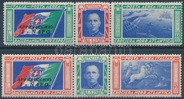 ** 1933 Róma-Chicago Repülés Mi 445-446 NAPO Felirattal (Mi EUR 600,-) - Altri & Non Classificati